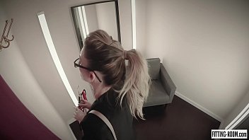 Preview 1 of Wew Female Wrestling - Horny secretary Cara Mell just got out of work fucks her pussy in a lingerie shop