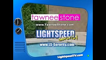 Preview 1 of Playing Badminton With Black - Lightspeed girls having fun in the pool