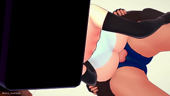 Preview 3 of Tit Big Xxx - La dulce Tv Woman esta lista para divertirse follando  (hentai 3D)