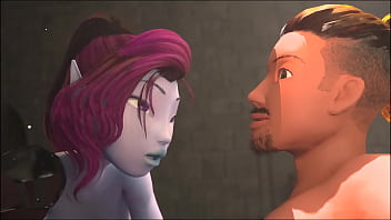 Preview 3 of British Milf Louise Part 1 - 3DGSPOT - Busty Elf Dominates A Man In A Fight And Is Rewarded By His Cock! 3D ANIMATION!