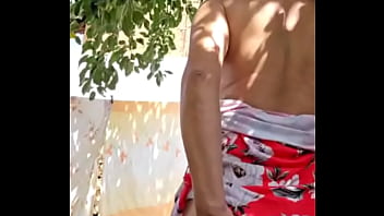 Preview 3 of Ana Blanca - loira gostosa exibindo fora de casa