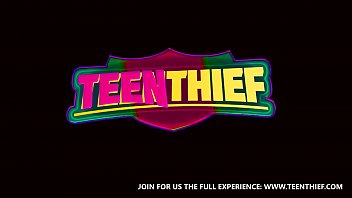 Preview 1 of Miley Cyrusy - Teen riding the right way to pay for her naughty deeds