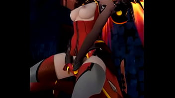 Preview 2 of Great Khali Sexxx - Mercy from Overwatch Rubbing Pussy Fixed Climax - by OpticonStudios