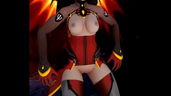 Preview 1 of New Yourk Boys And Girls - Mercy from Overwatch Dance and Dildo - by OpticonStudios