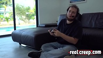 Preview 3 of 5to10 Minutes10 - Tied up teen sucking as hard as she possibly can
