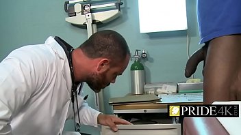 Preview 1 of Sarah Violid - Kinky gay doctor checking royal black rod