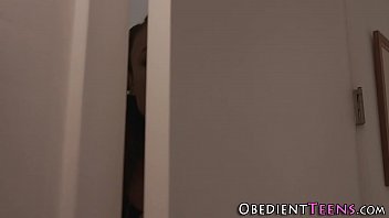 Preview 2 of Bbc New Grils - Submissive ebony teen pounded