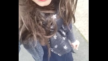 Preview 1 of All Porn Star Xxx Full Movies - Young french crossdresser walk out by day