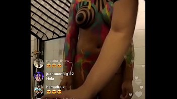 Preview 2 of Suvosiire Xxx - Instagram live nipple slip