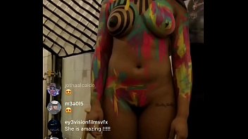 Preview 3 of Suvosiire Xxx - Instagram live nipple slip