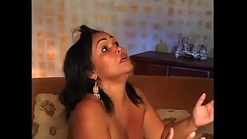 Preview 2 of Boobs Milk In Cartoon - Latina MILF and hot shemale take turns sucking hunk&#039_s dick