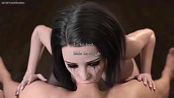 Preview 4 of 18 Teen Sex - Horny Stepmom Wants to see his Huge Cock| Stepmom Milf with HUGE TITS gives Best Blowjob| MILF Wants Big Cock - Shadows part 01 - 3D Porn Games