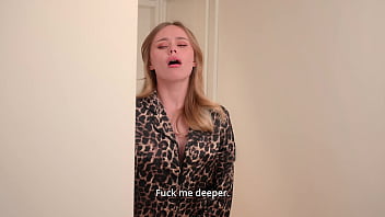 Preview 1 of News Khalifa - Stepmom lost her head from stepson&#039_s cock and got a huge facial