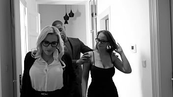Preview 1 of Letng Video - Sealing The Deal Chapter 2: Brittany Bardot And Jennifer Mendez Swap Dildos For BBC In DP Group Sex Session GP3093