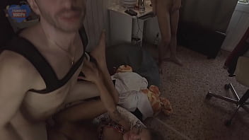 Preview 3 of You Tibet - Bisexual gangbang - insatiable slut and faggot fucked by big-dicked guys