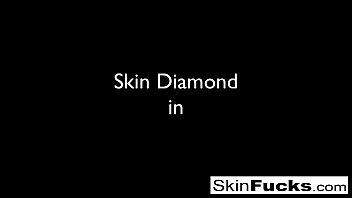 Preview 1 of Girl Take S The Load - BW ball-gag bedroom fun with Skin Diamond