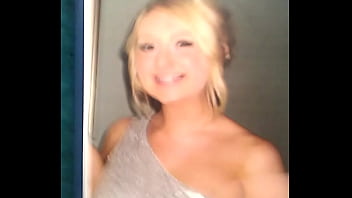 Preview 2 of Son Forced Mom Out By Dad - Random hot blonde cum tribute