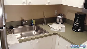 Preview 1 of 18school Garl - Butterfly Dress Tease: POV Kitchen Handjob Finish