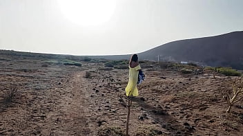 Preview 1 of Unseen Indian Gay Videos - Suddenly a Stranger sneaks up and starts Touching my hairy Pussy on the Beach.