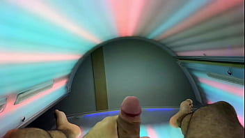 Preview 2 of Julia Chmaryel - Cum Solarium Hairy