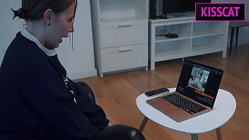 Preview 1 of Candid Voyeur Public - Step sister dreams of big cock and get accident creampie in share bed after fucked with step brother
