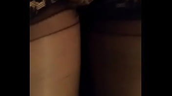 Preview 2 of Momsun Lesbo Video - Devora con panty liguero negro