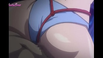 Preview 4 of Masked Mom Orgasm - hentai girl uses dynamite to fap her pussy