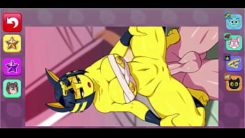 Preview 2 of Girlfriend Boyfriend Mom - Trap the cat hentai game Ankha sex scenes only