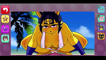 Preview 4 of Girlfriend Boyfriend Mom - Trap the cat hentai game Ankha sex scenes only