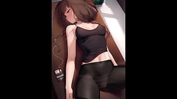 Preview 1 of Japanese Office Girl Squirt - Kaguya-Sama Hentai Compilation