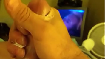 Preview 2 of Kerala Spy Cam - Cum shot during phone sex with scanky girlfriend