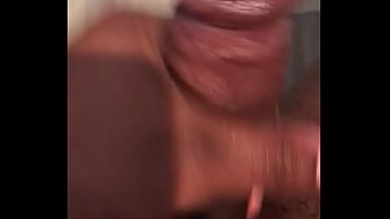 Preview 3 of House Boy Fuck His Madam - Stroking my long dick