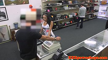 Preview 1 of Cum On Puffy Nipples In Bra - Busty pawnee amateur facialized after fucking