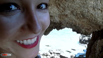 Preview 1 of Destroy Student Pussy - Young Deborah Teen fucks Kevin White at the beach