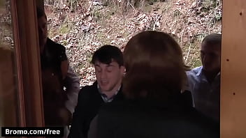 Preview 2 of Asian Reina Lee - Bromo - Scott Harbor with Tom Faulk at Backwoods Bareback Part 1 Scene 1 - Trailer preview