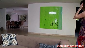 Preview 1 of Dolly Jewel - Gorgeous asian footworshiped and screwed
