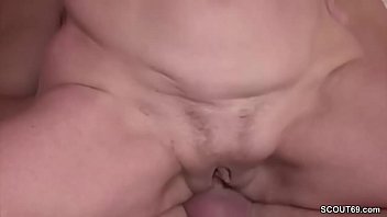 Preview 3 of Horni Lesbi - Young Boy Seduce 63yr old Grandma to Fuck