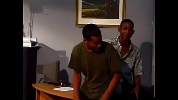 Preview 1 of Mom I Dont Now - Two chocolate skin studs fuck each other hardcore