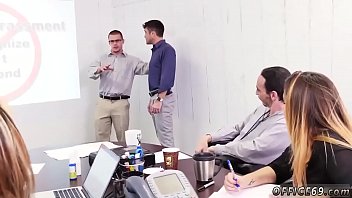 Preview 2 of Muscle Cops - Cowboy and gay porn homosexual lad movie Sexual Class