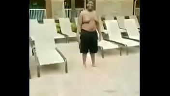 Preview 2 of Csl Miami - big titty bbw jumps into pool