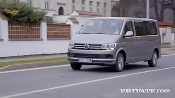 Preview 2 of Jazz Milf - Dominica Phoenix takes interracial anal without leaving the taxi