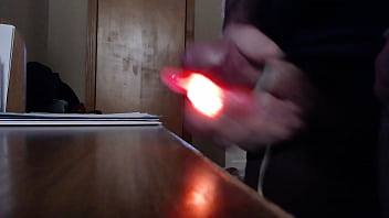 Preview 1 of Oil Porn Zee Bathroom Dick - Handsfree cum toy assisted