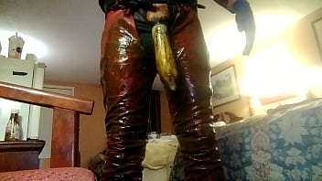 Preview 2 of Adriana Chechik Latest - Farmer wear&#039_s leather clothing for months without washing them