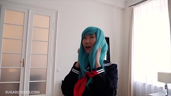 Preview 1 of Russian Girl Fuking - Asian teen Katana gets a creampie