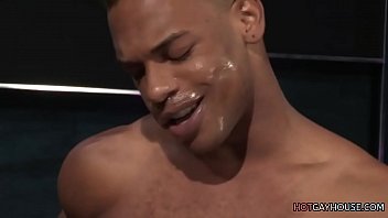 Preview 4 of Sexy Sanny Leven Com - Cumshot in Gay Interracial