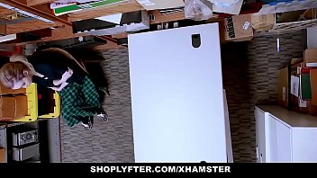 Preview 2 of Panjabi Xxnx - Shoplifting Teen Fucks Security Guard To Escape Imprisonment