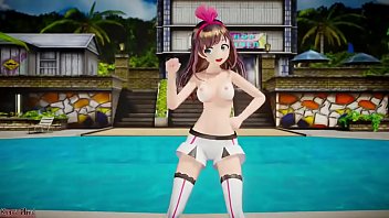 Preview 2 of Nichole Graves Lesbian Sex Video - Kizuna AI MMD
