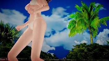 Preview 4 of Nichole Graves Lesbian Sex Video - Kizuna AI MMD