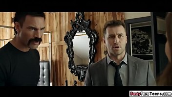 Preview 2 of Porn Germans Porno - Lily Love taking two huge cocks at once