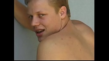 Preview 3 of Twerking Ivy Jean - Sexy young gay masturbates his sausage in the backyard